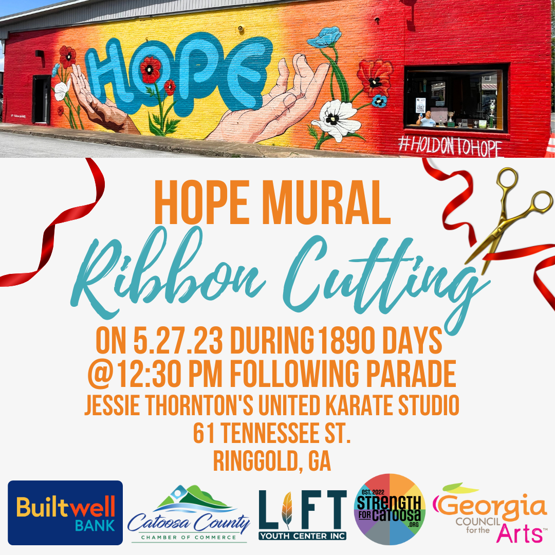 HOPE Mural Ribbon Cutting